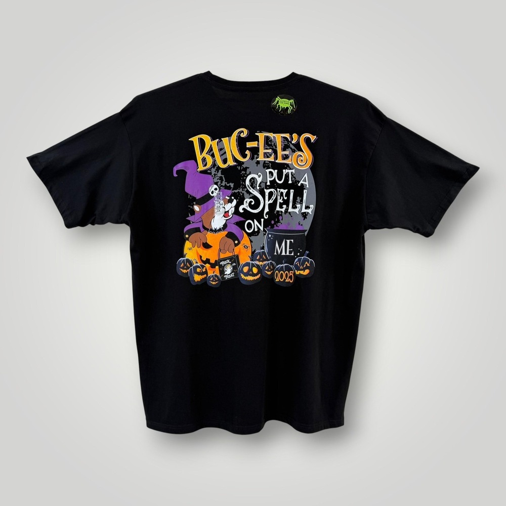 Buc-ee's Halloween Shirt Mens 3XL Black Glow In Dark Put A Spell On Me 2025